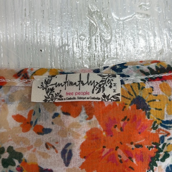 Free People Say It To Me Bodysuit in Ivory Combo - Picture 2 of 11